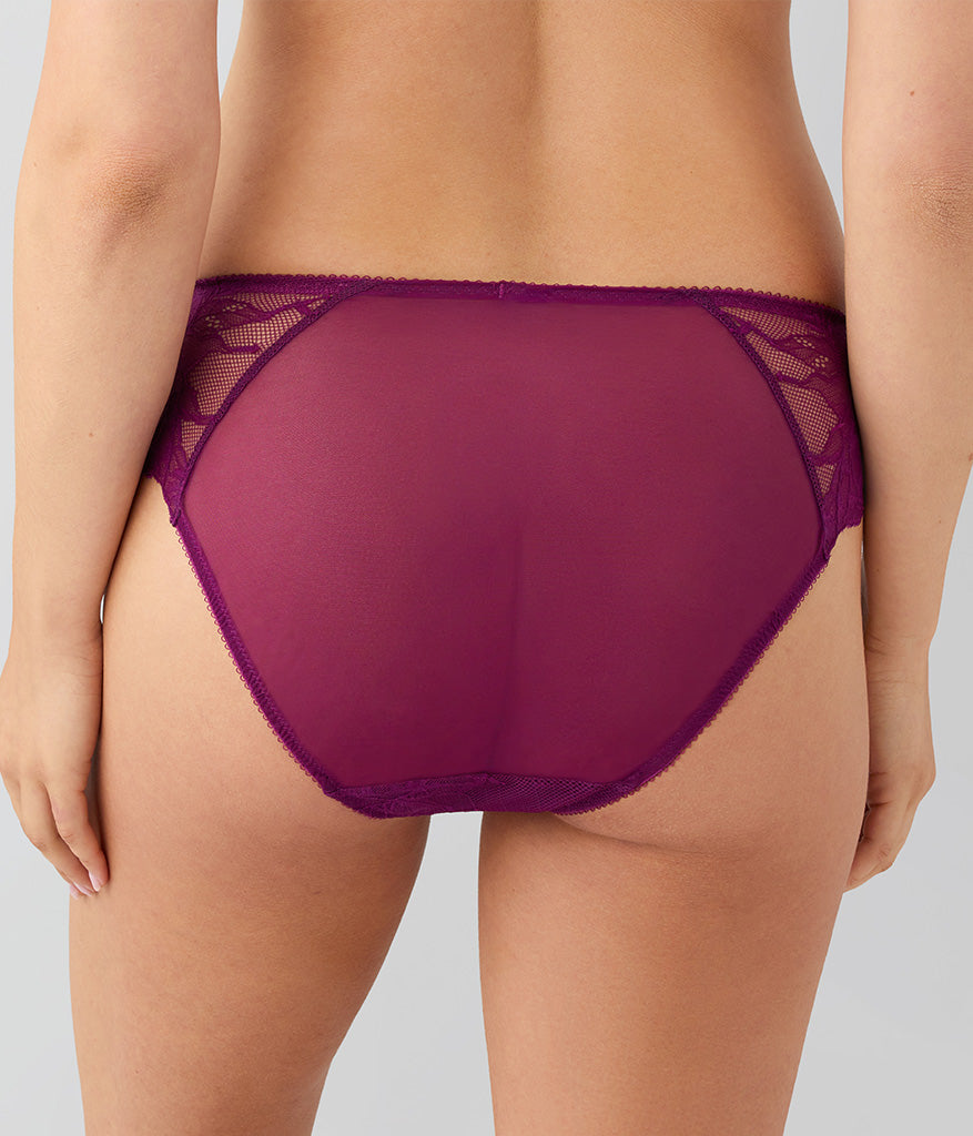Vivid Attraction Hi-Cut - Dark Purple | Wacoal Smart Buy