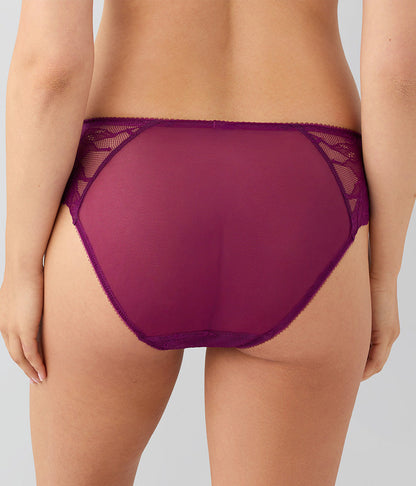 Vivid Attraction Hi-Cut - Dark Purple | Wacoal Smart Buy