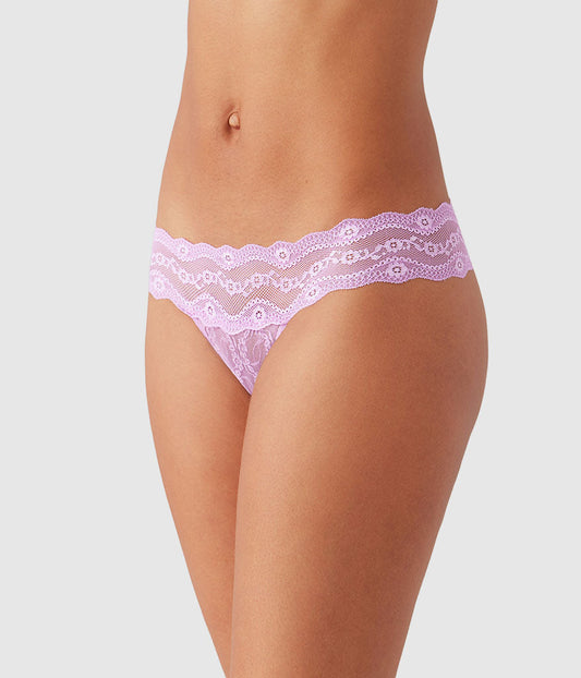 Lace Kiss Thong - Smoky Grape | Wacoal Value