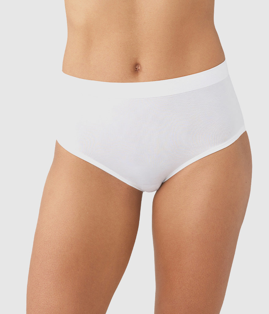 B-Smooth® Natural Brief - White | Wacoal Classic