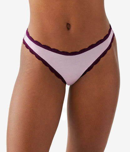 Inspired Eyelet Thong - Dawn Pink | Wacoal Sale