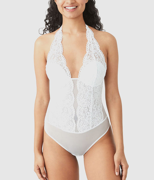 Ciao Bella Bodysuit - White | Wacoal Smart Buy
