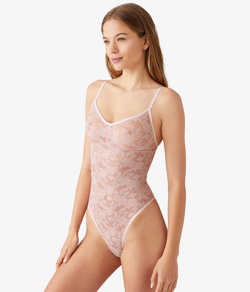 Shadow Scene Bodysuit - Blush Pink | Wacoal New