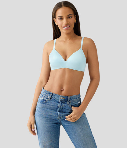 Future Foundation Wire Free T-Shirt Bra - Blue Glow | Wacoal Premium