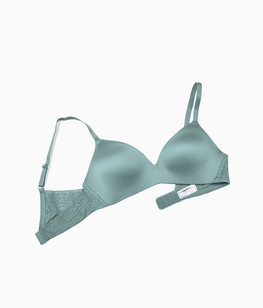 Future Foundation Wire Free T-Shirt Bra with Lace - Trellis | Wacoal Signature