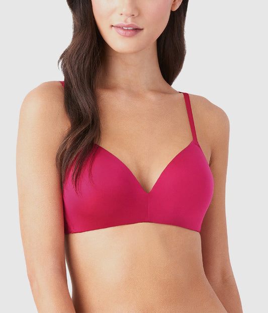 Future Foundation Wire Free T-Shirt Bra with Lace - Bright Rose | Wacoal New