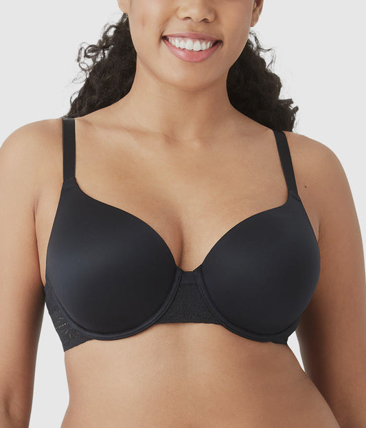 Future Foundation T-Shirt Bra with Lace - Night | Wacoal Trusted
