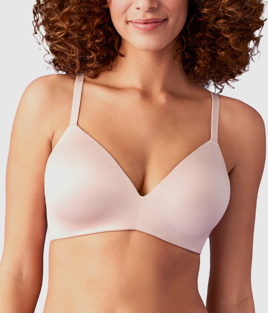 Future Foundation Wire Free T-Shirt Bra with Lace - Rose Smoke | Wacoal Latest