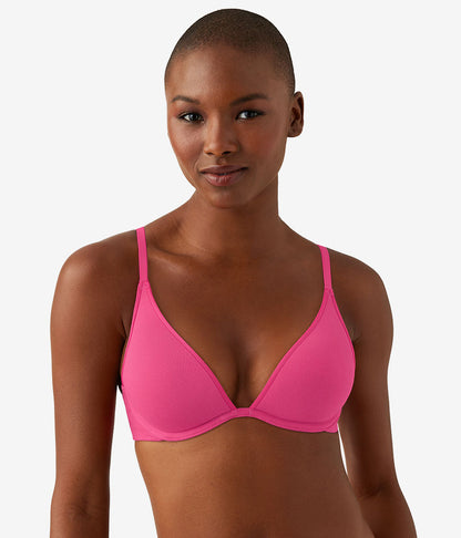Cotton To A Tee Plunge T-Shirt Bra - Raspberry Sorbet | Wacoal Popular
