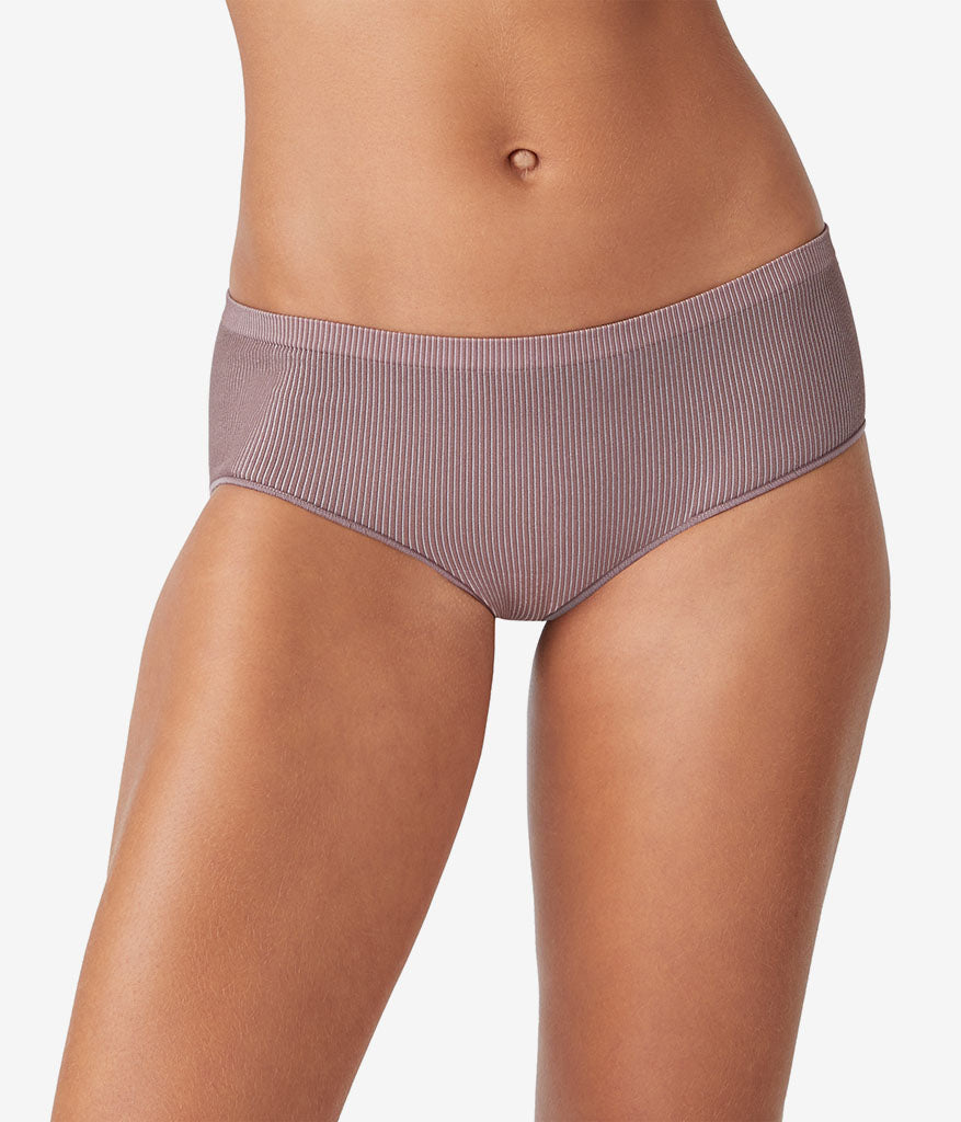Comfort Intended Rib Hipster - Peppercorn | Wacoal Best Price