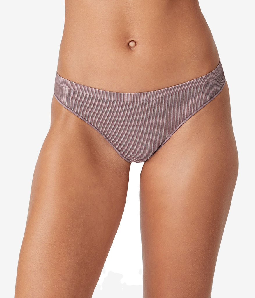 Comfort Intended Rib Thong - Peppercorn | Wacoal Recommended
