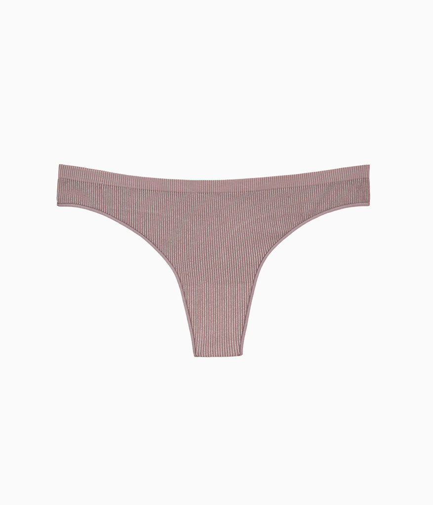 Comfort Intended Rib Thong - Peppercorn | Wacoal Recommended