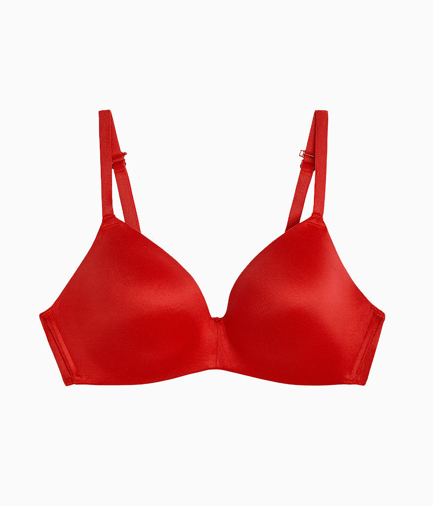 Future Foundation Wire Free T-Shirt Bra - Chili Pepper Red | Wacoal Trusted