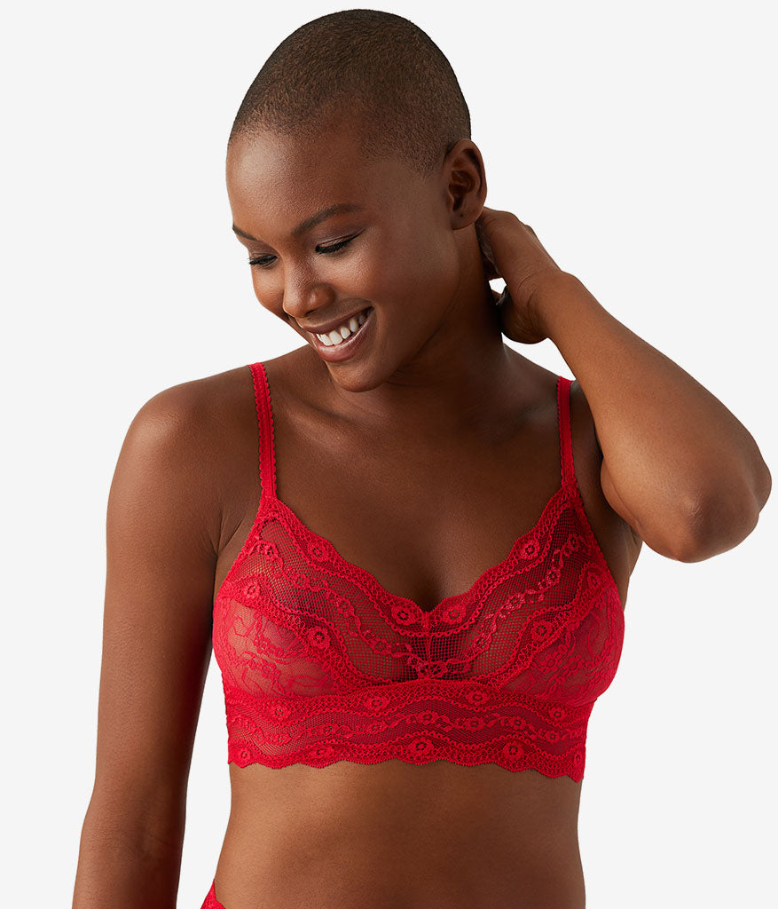 Lace Kiss Bralette - Crimson Red | Wacoal Hot Sale