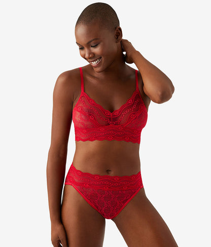 Lace Kiss Bralette - Crimson Red | Wacoal Hot Sale