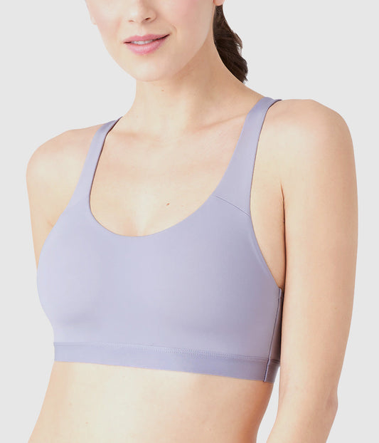b.active Sport Crop - Lilac Gray | Wacoal Smart Buy