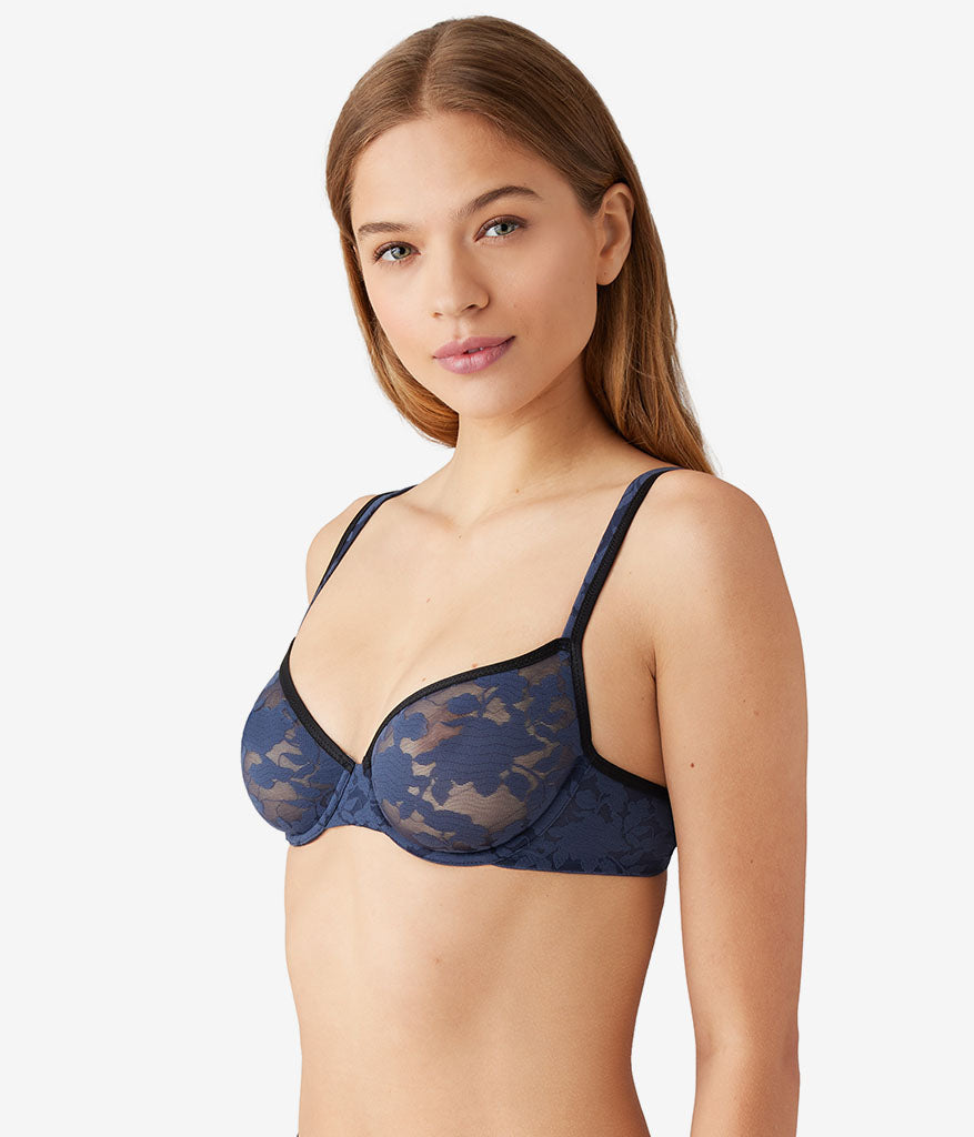 Shadow Scene Underwire Bra - Mood Indigo | Wacoal Quality