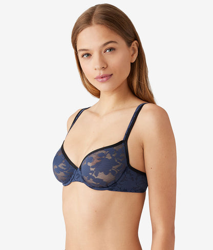 Shadow Scene Underwire Bra - Mood Indigo | Wacoal Quality