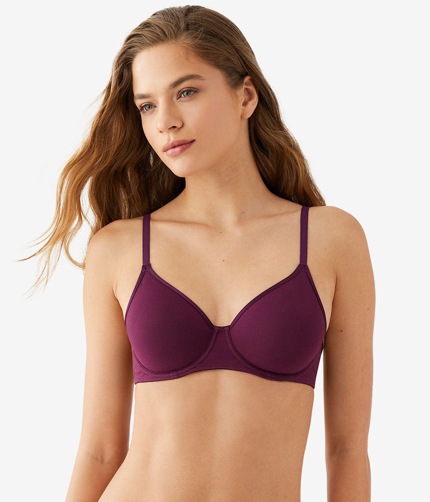 Cotton To A Tee Underwire Bra - Potent Purple | Wacoal Customer Favorite