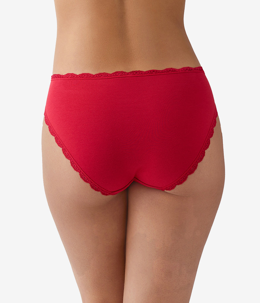 Inspired Eyelet Hi-Leg - Chili Pepper Red | Wacoal Everyday