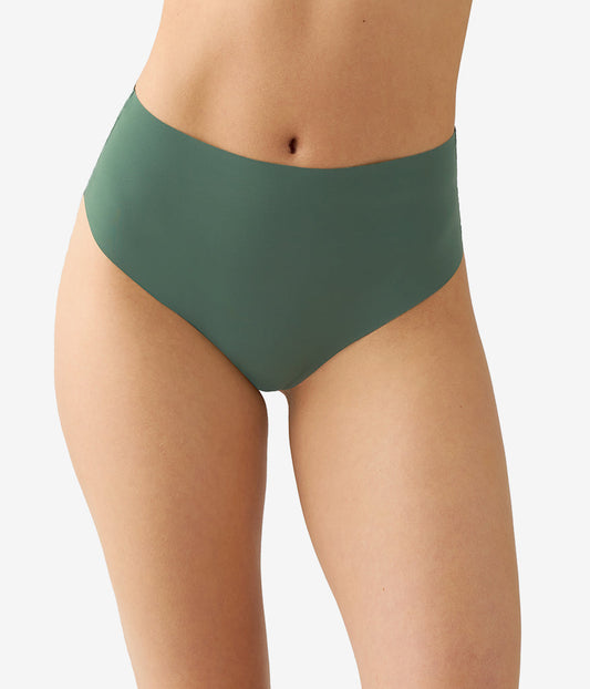 b.bare Hi-Waist Thong - Cilantro | Wacoal Exclusive