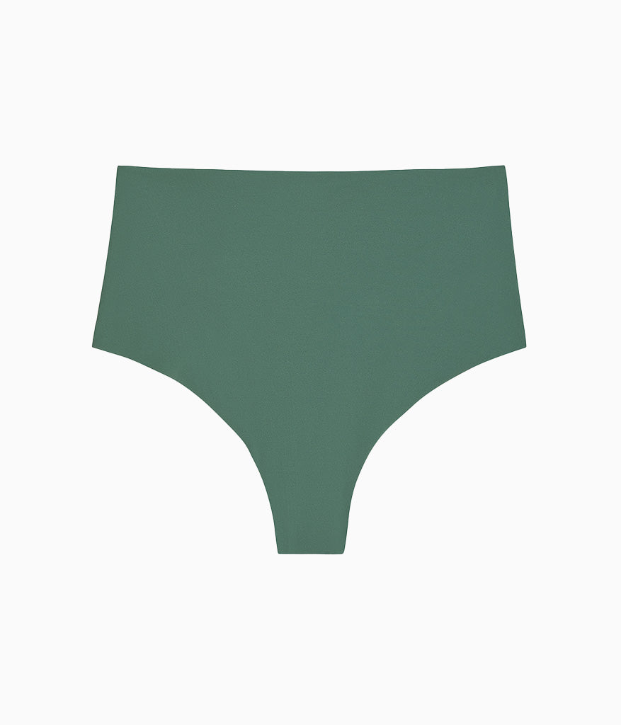 b.bare Hi-Waist Thong - Cilantro | Wacoal Exclusive