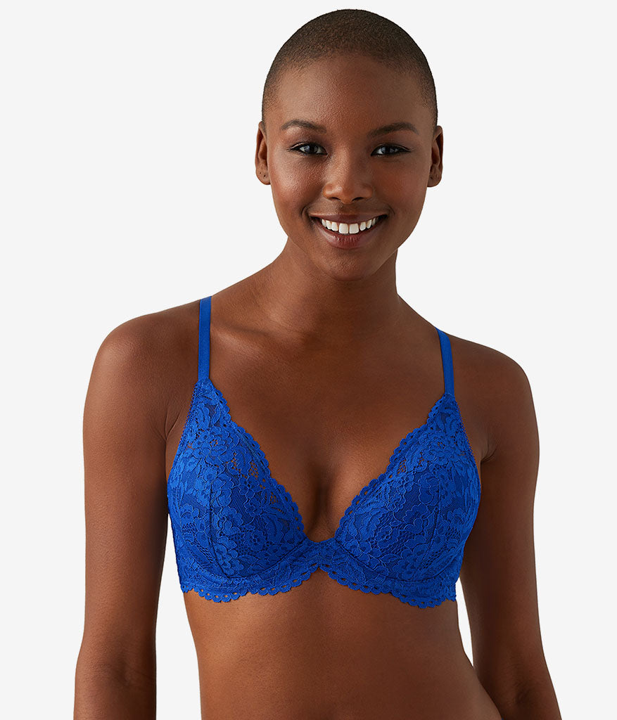 Ciao Bella Plunge Contour Bra - Surf Blue | Wacoal Trending