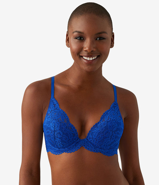 Ciao Bella Plunge Contour Bra - Surf Blue | Wacoal Trending