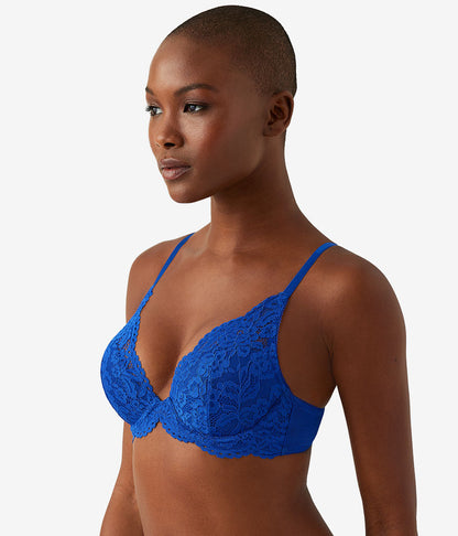 Ciao Bella Plunge Contour Bra - Surf Blue | Wacoal Trending