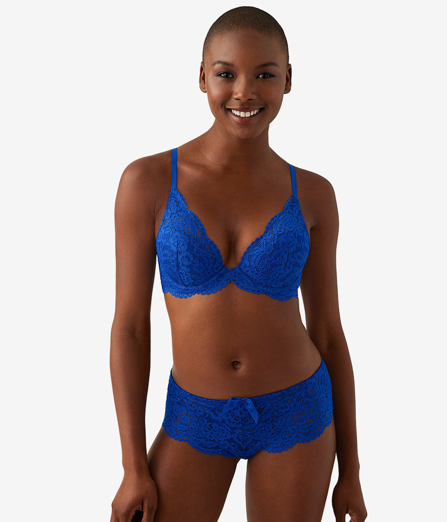 Ciao Bella Plunge Contour Bra - Surf Blue | Wacoal Trending