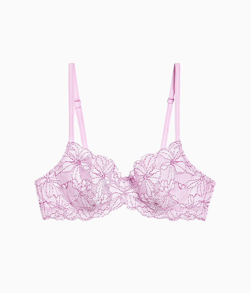Feeling Famous Balconette Contour Bra - Pink Lavender/Very Berry | Wacoal Premium
