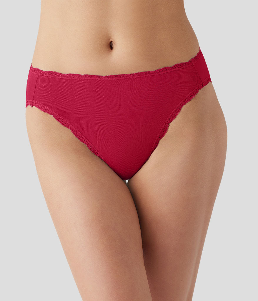 Inspired Eyelet Hi-Leg - Cerise | Wacoal Exclusive