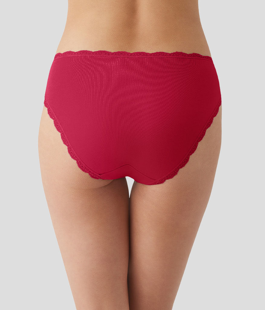 Inspired Eyelet Hi-Leg - Cerise | Wacoal Exclusive