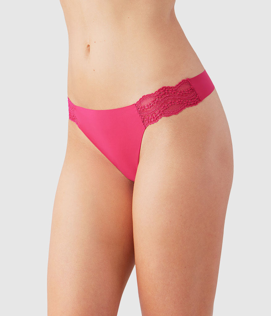 b.bare Thong - Cerise | Wacoal Quality