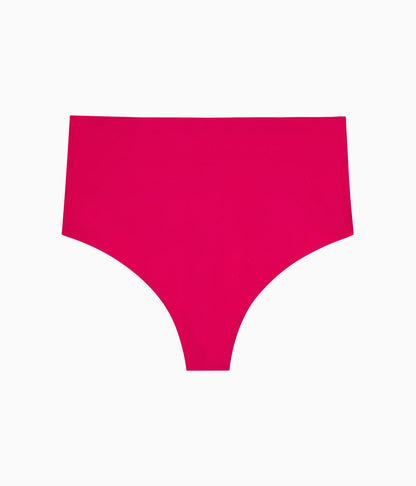 b.bare Hi-Waist Thong - Cerise | Wacoal Trending