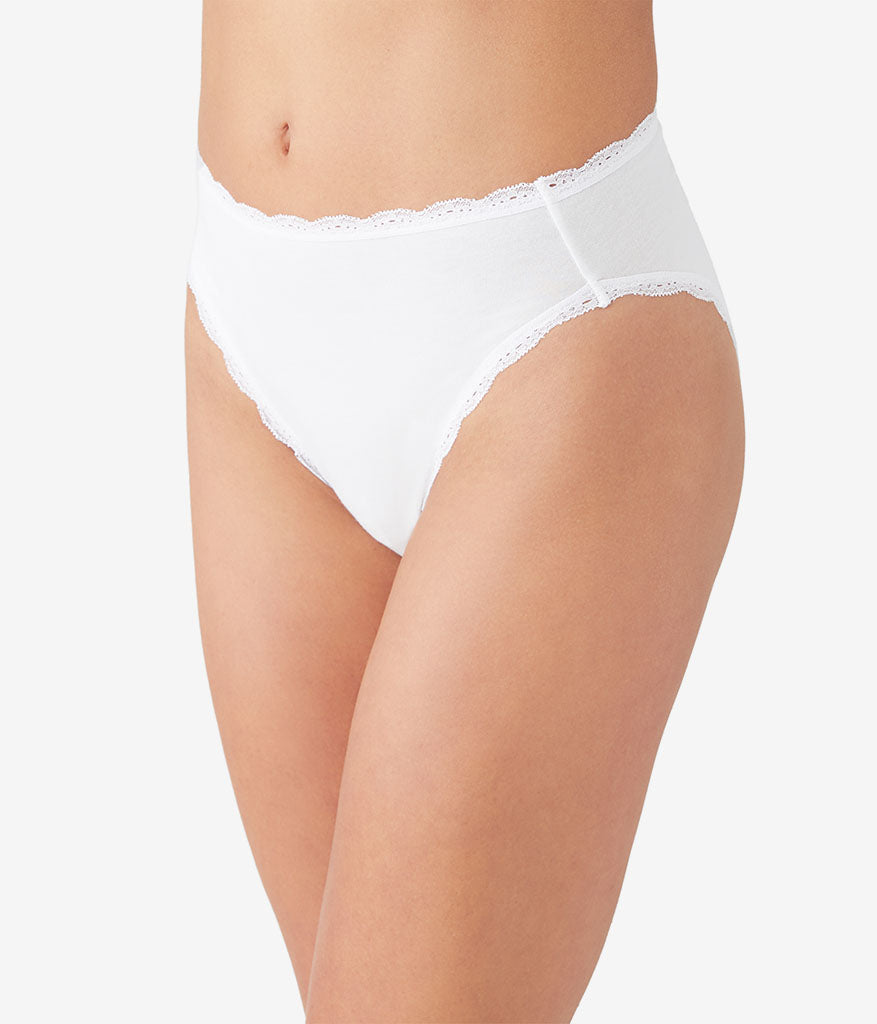 Inspired Eyelet Hi-Leg Panty Pack - White/White/Night | Wacoal Exclusive
