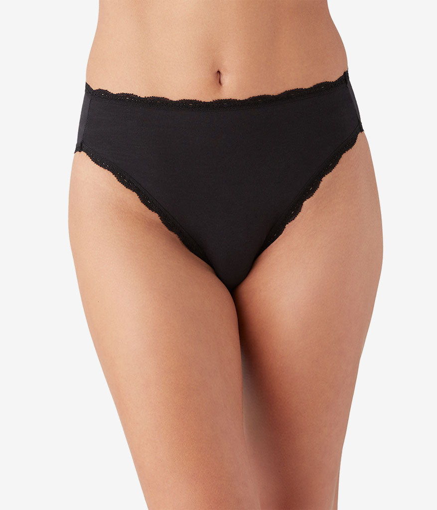 Inspired Eyelet Hi-Leg Panty Pack - White/White/Night | Wacoal Exclusive