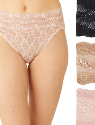 Lace Kiss Hi-Leg Panty Pack - Rose Smoke/Au Natural/Night | Wacoal Classic
