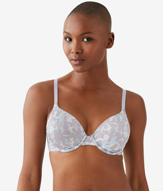 Future Foundation T-Shirt Bra - Dream Blue/Gray Camouflage | Wacoal Deals