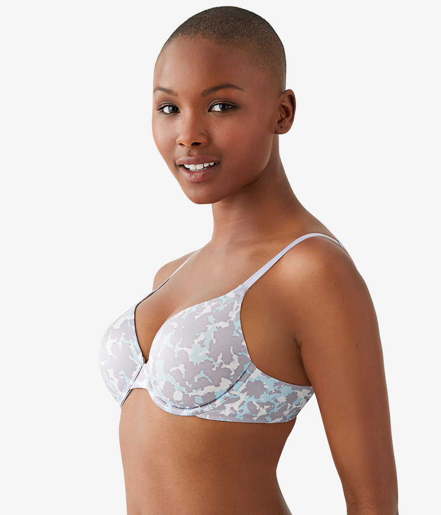 Future Foundation T-Shirt Bra - Dream Blue/Gray Camouflage | Wacoal Deals