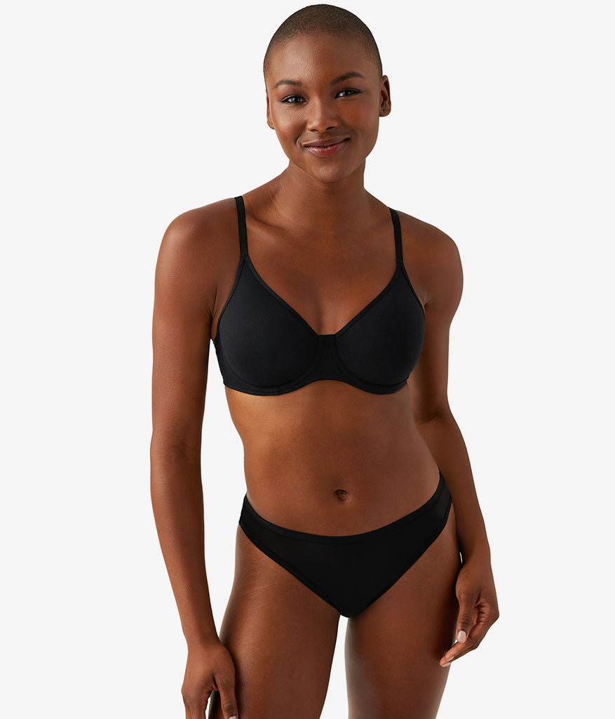Cotton To A Tee Underwire Bra - Night | Wacoal Essential